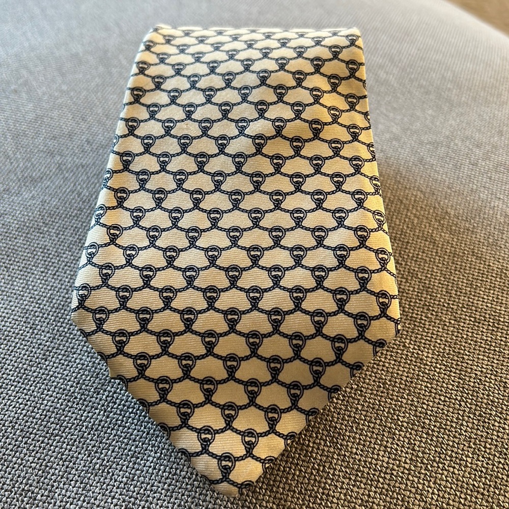 Yves Saint Laurent silk tie